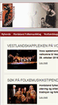 Mobile Screenshot of hordalandfolkemusikklag.custompublish.com