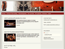 Tablet Screenshot of hordalandfolkemusikklag.custompublish.com