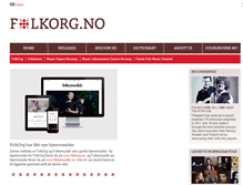 Tablet Screenshot of folkemusikk.custompublish.com