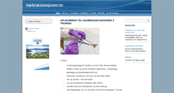Desktop Screenshot of havbruksstasjonen.custompublish.com